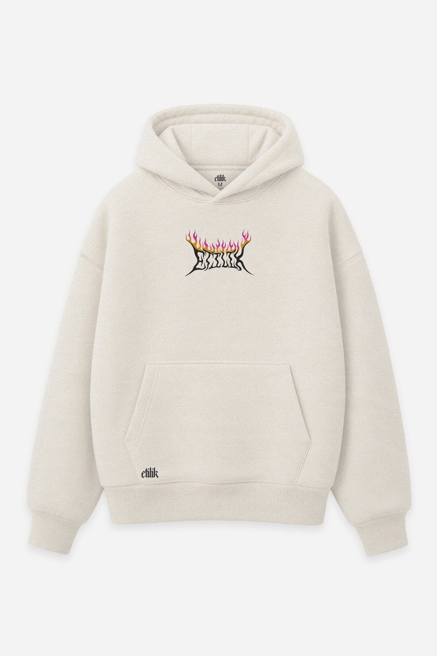 Hoodie Acid Dream vanilla, face : logo Etilik, design acid free party, sweat à capuche Etilik Wear