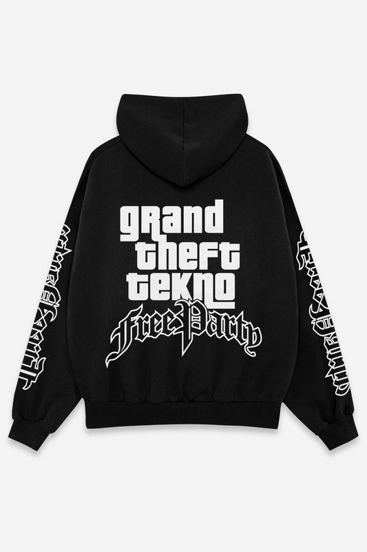 Grand Theft Tekno - Hoodie - Etilik Wear