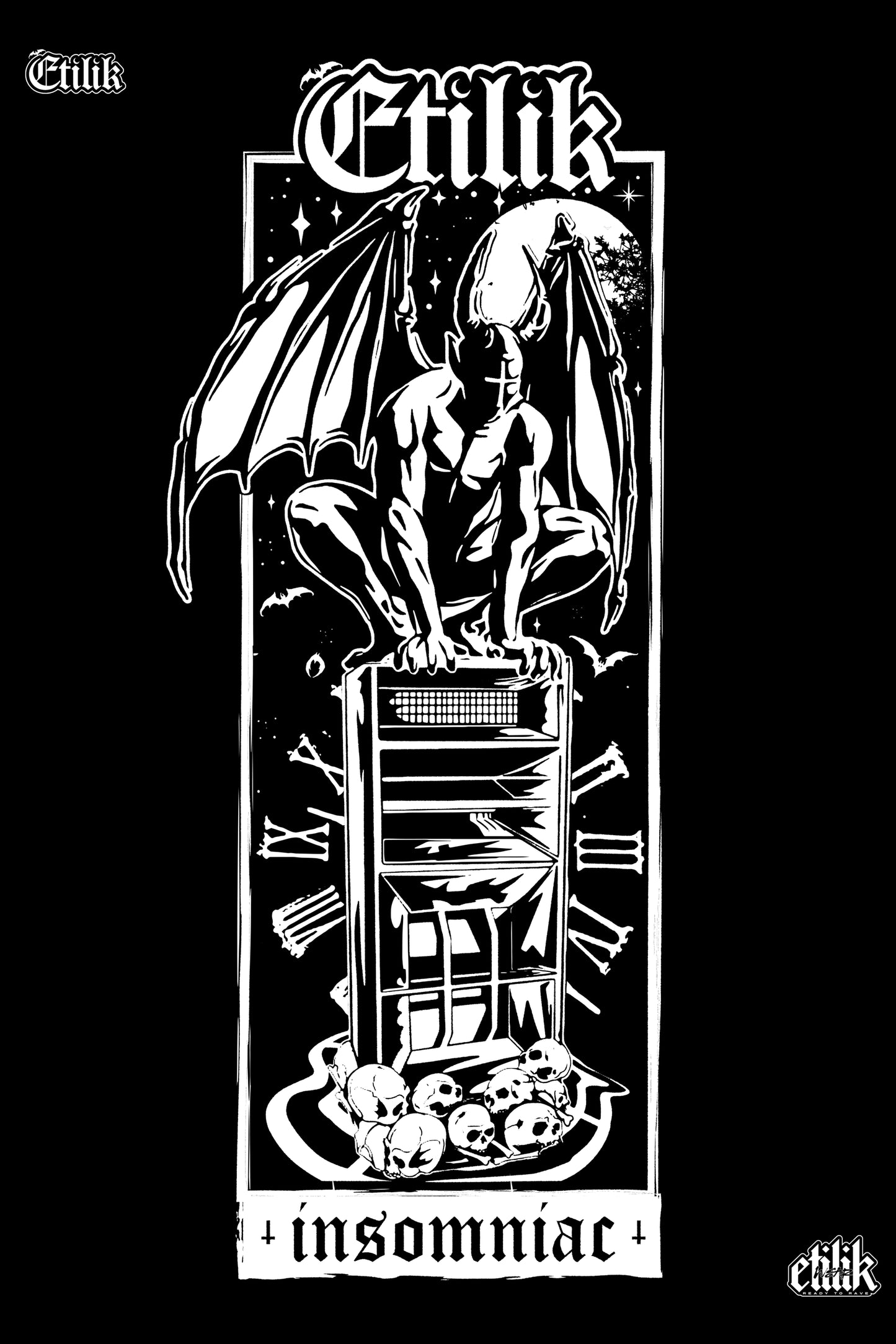 Insomniac - Débardeur Black - Etilik Wear