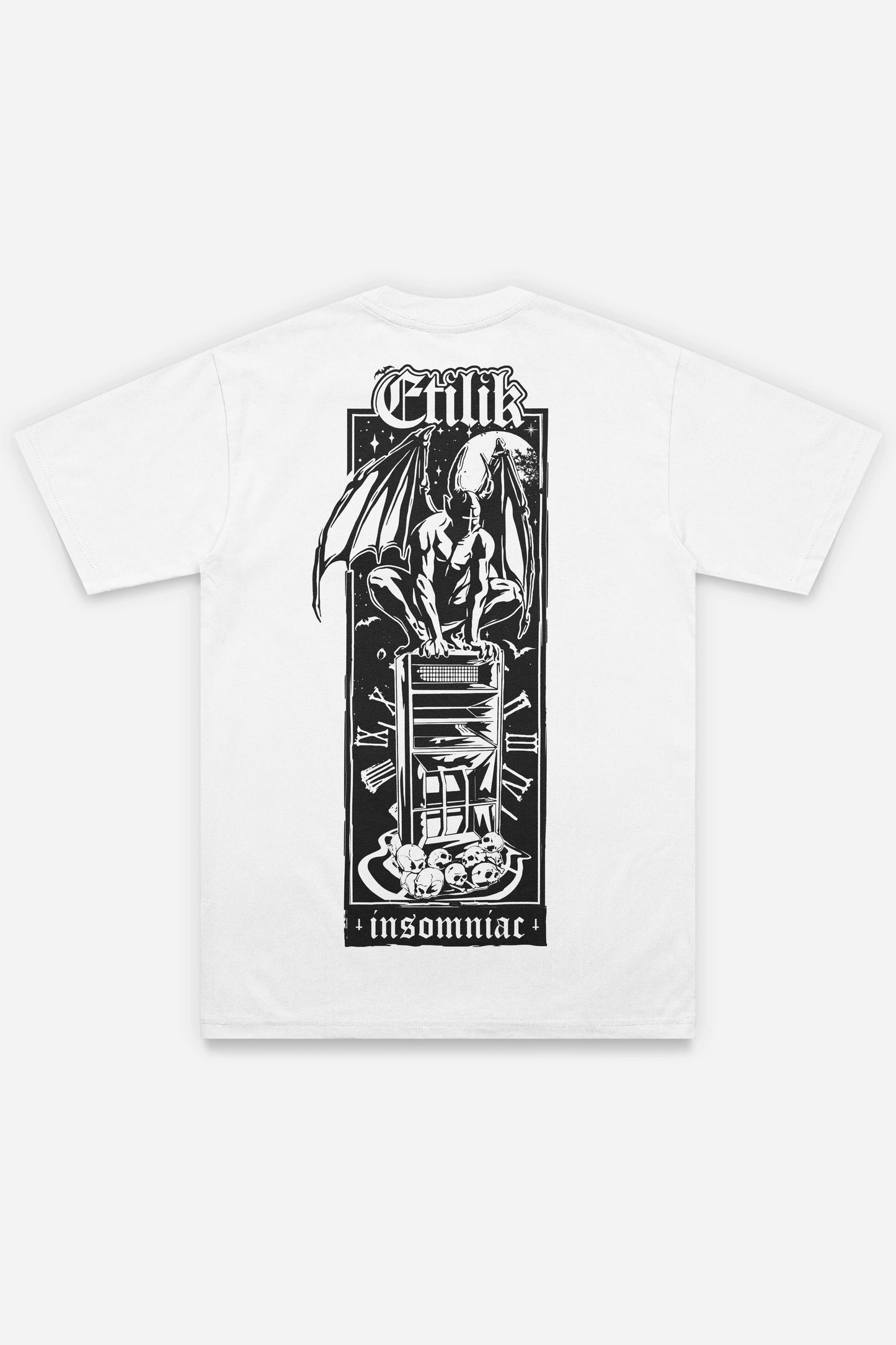 Insomniac t-shirt blanc dos