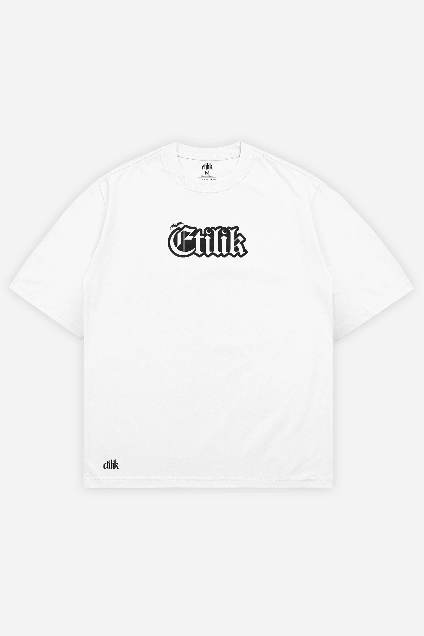 Insomniac t-shirt blanc oversize face