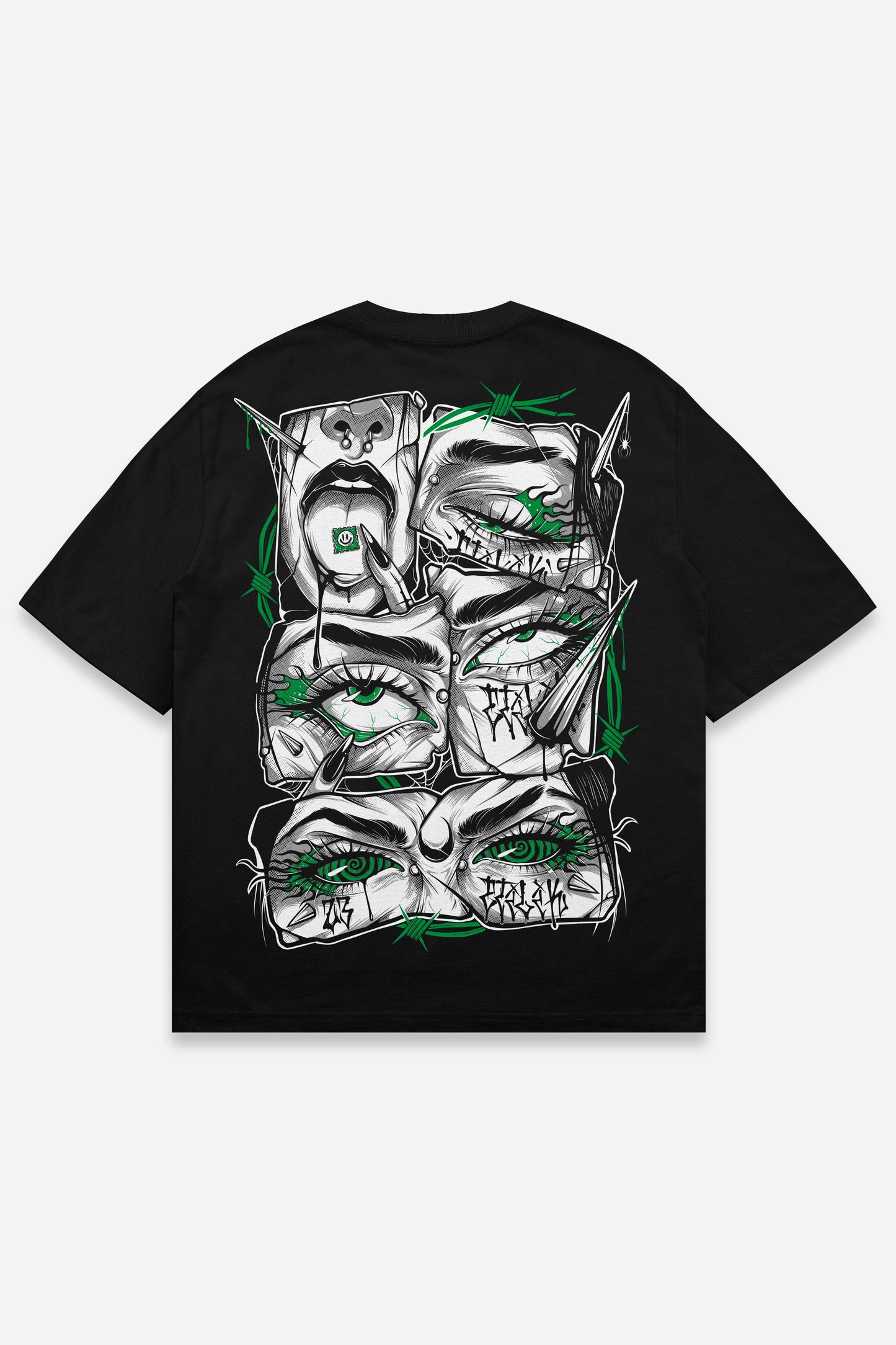 Lysergik Green Oversize dos