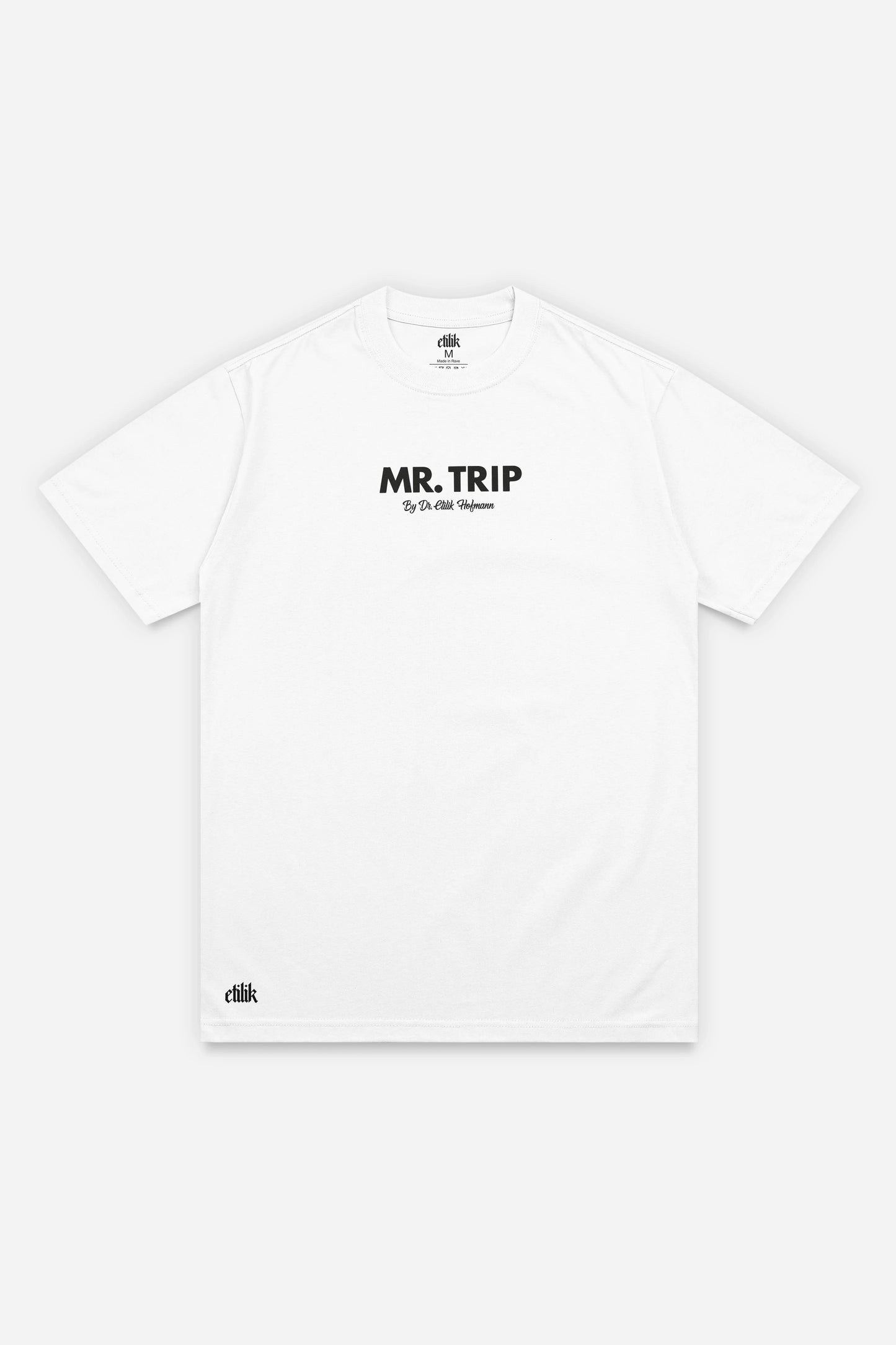 Mr Trip t-shirt blanc face
