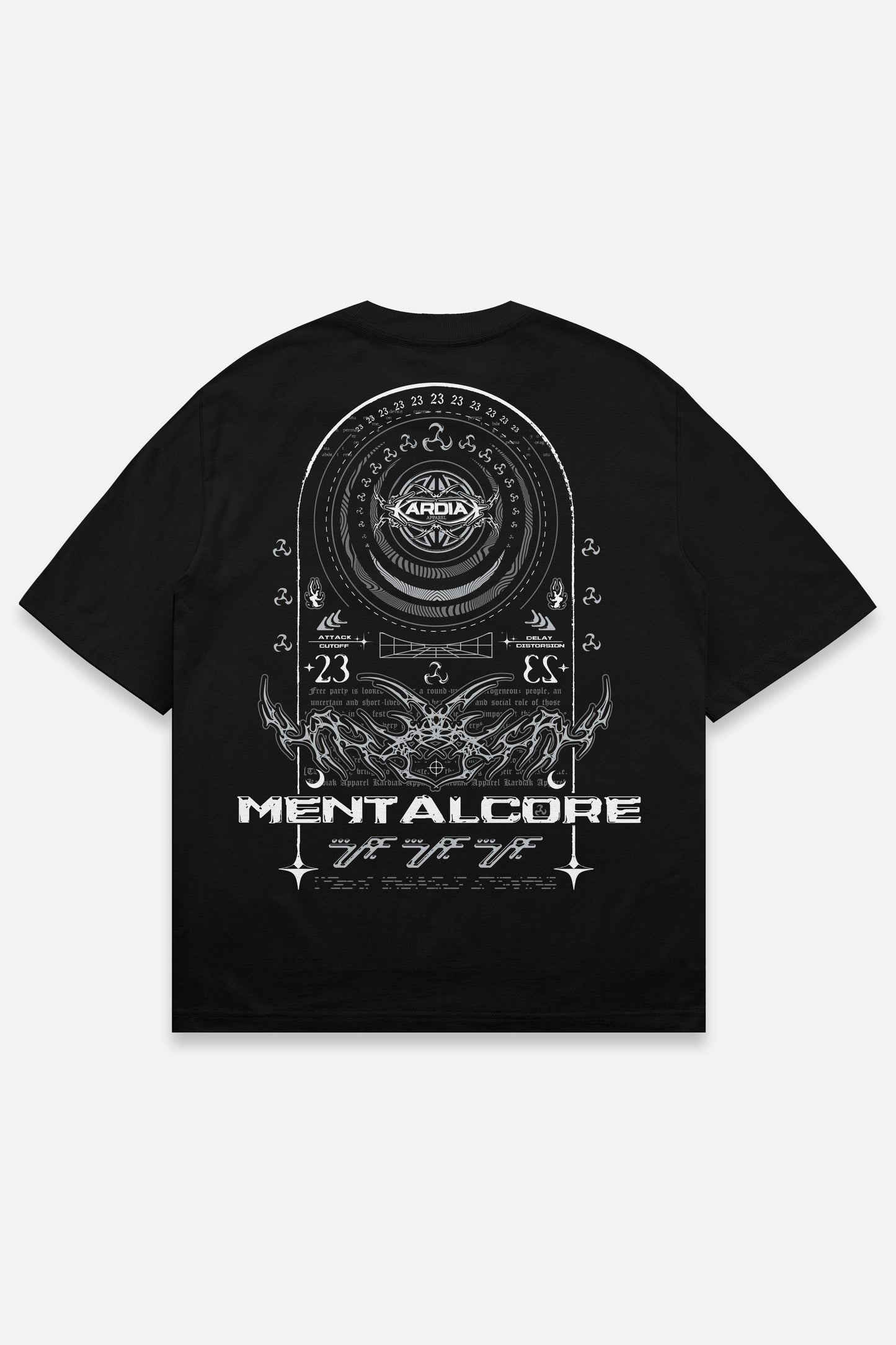 Mentalcore Grey Edition - T-shirt - Etilik Wear