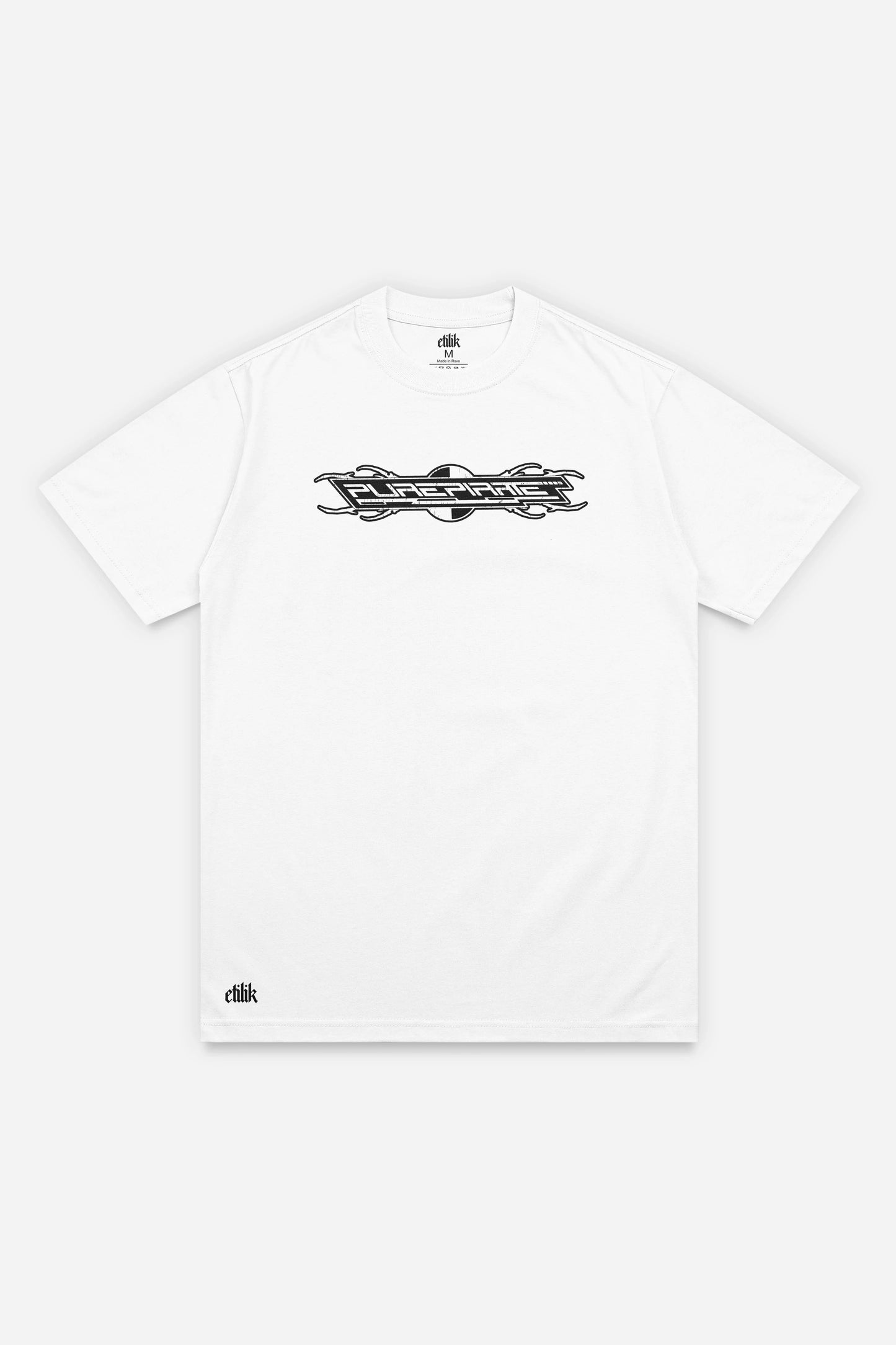 Pure Pirate t-shirt blanc face