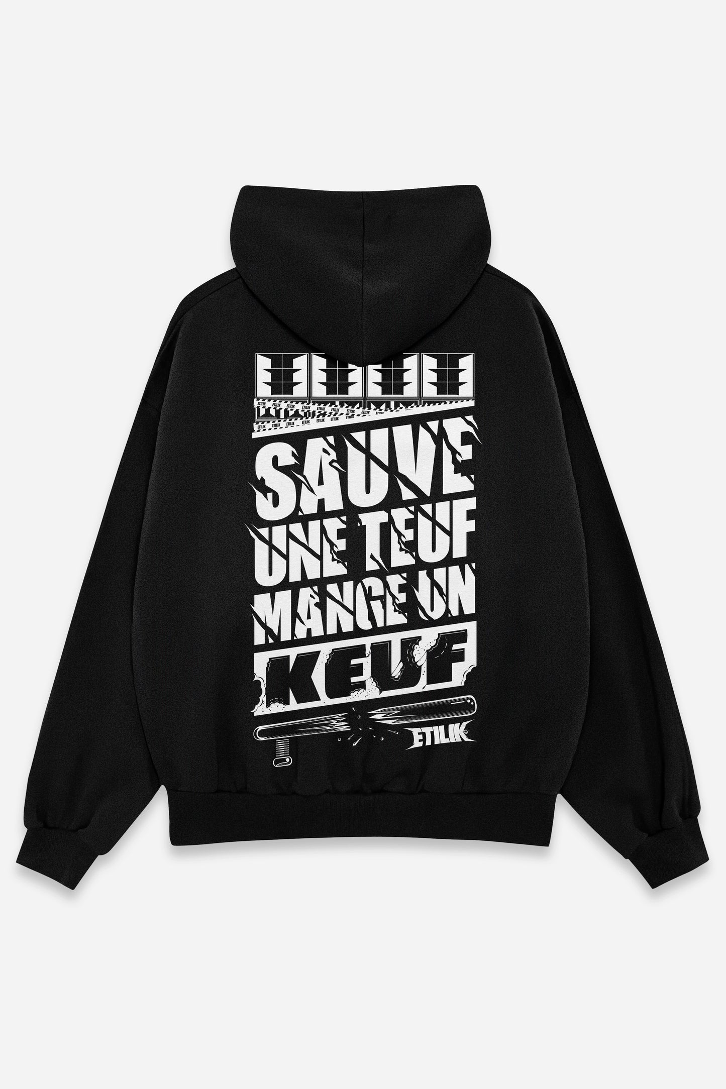 Sauve une teuf mange un keuf - Hoodie - Etilik Wear