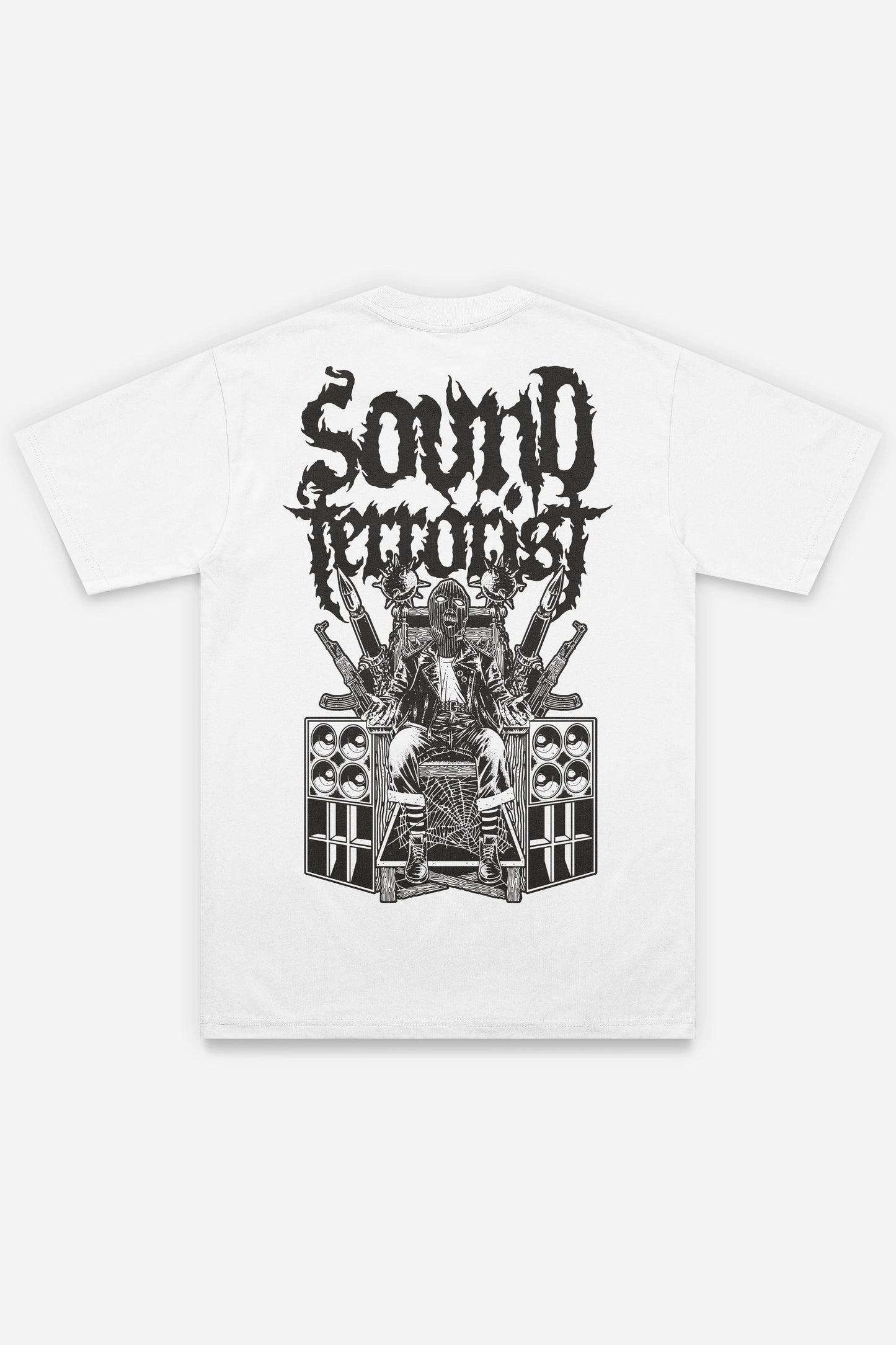 Sound Terrorist t-shirt blanc dos