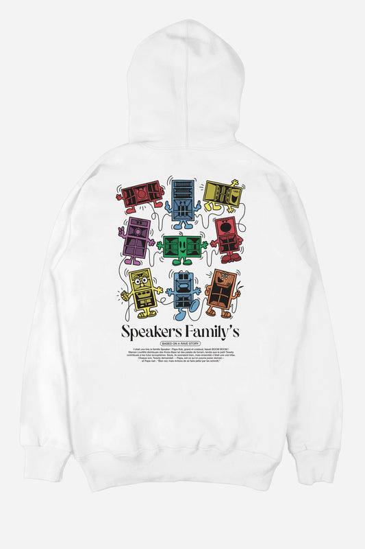 Speakers Family's white - Hoodie