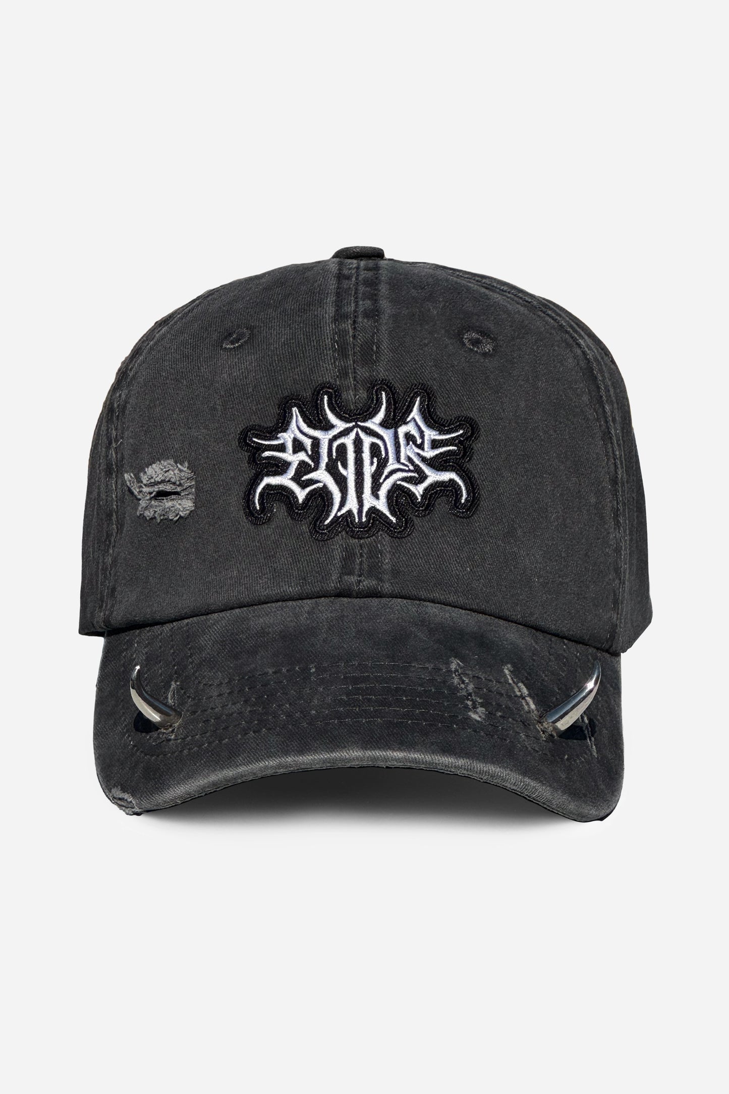 Spike - 6 Panels Washed Black