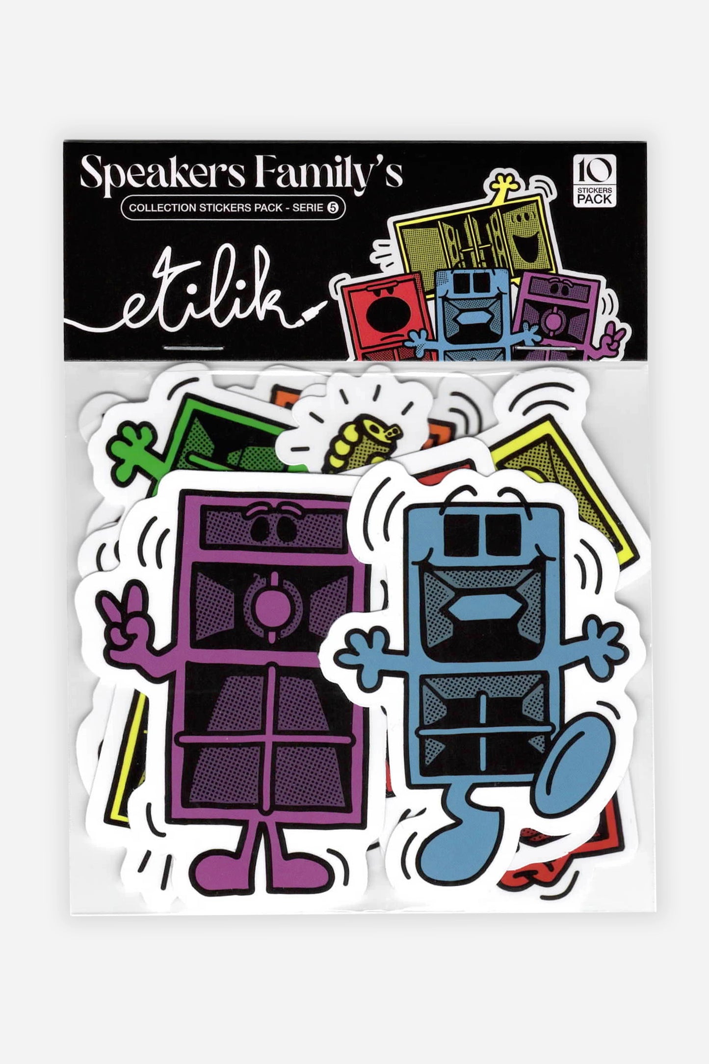 Etk Collection Speakers Family's stickers pack serie 5 - Etilik Wear