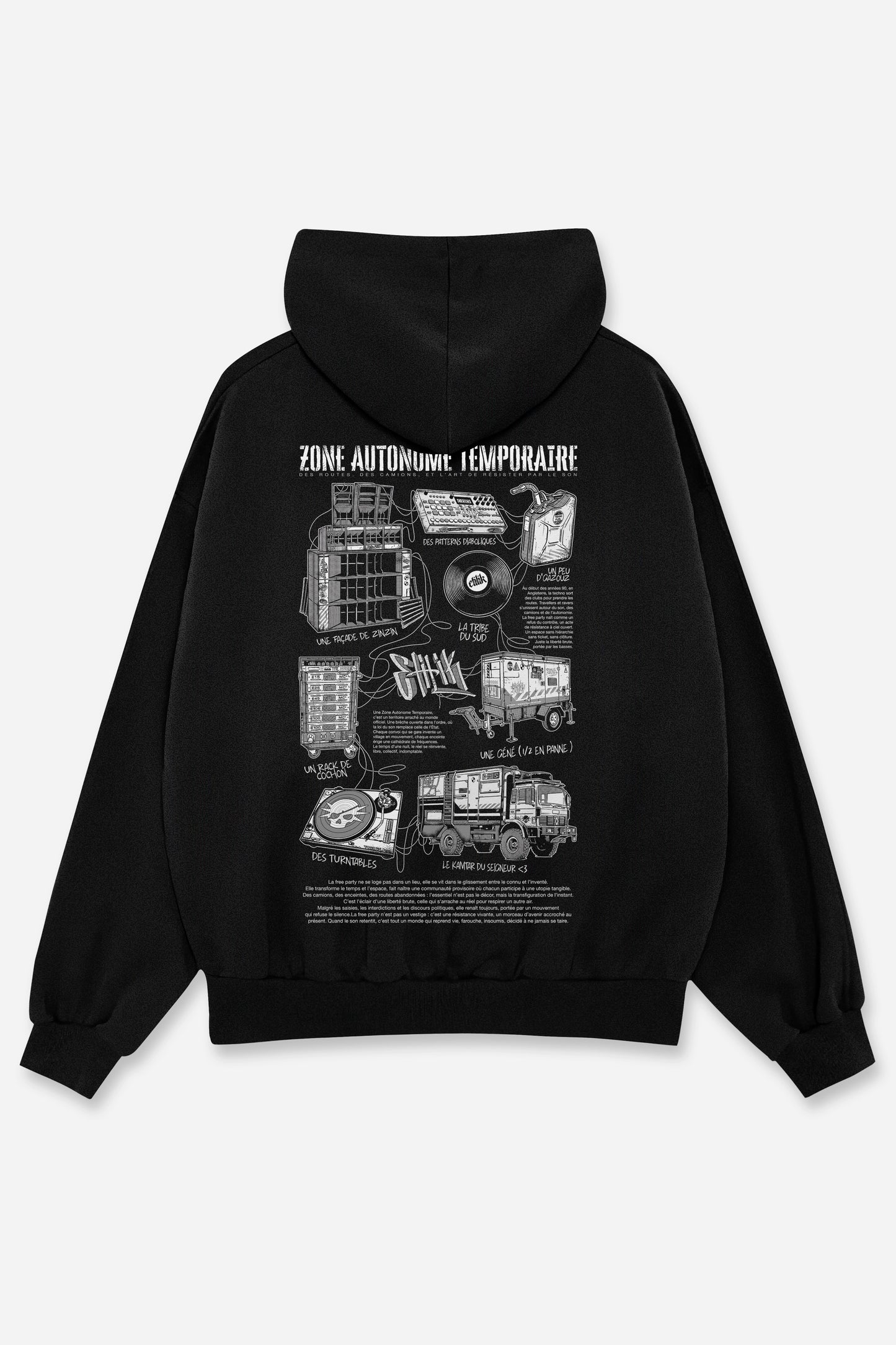 Zone Autonome Temporaire - Hoodie - Etilik Wear
