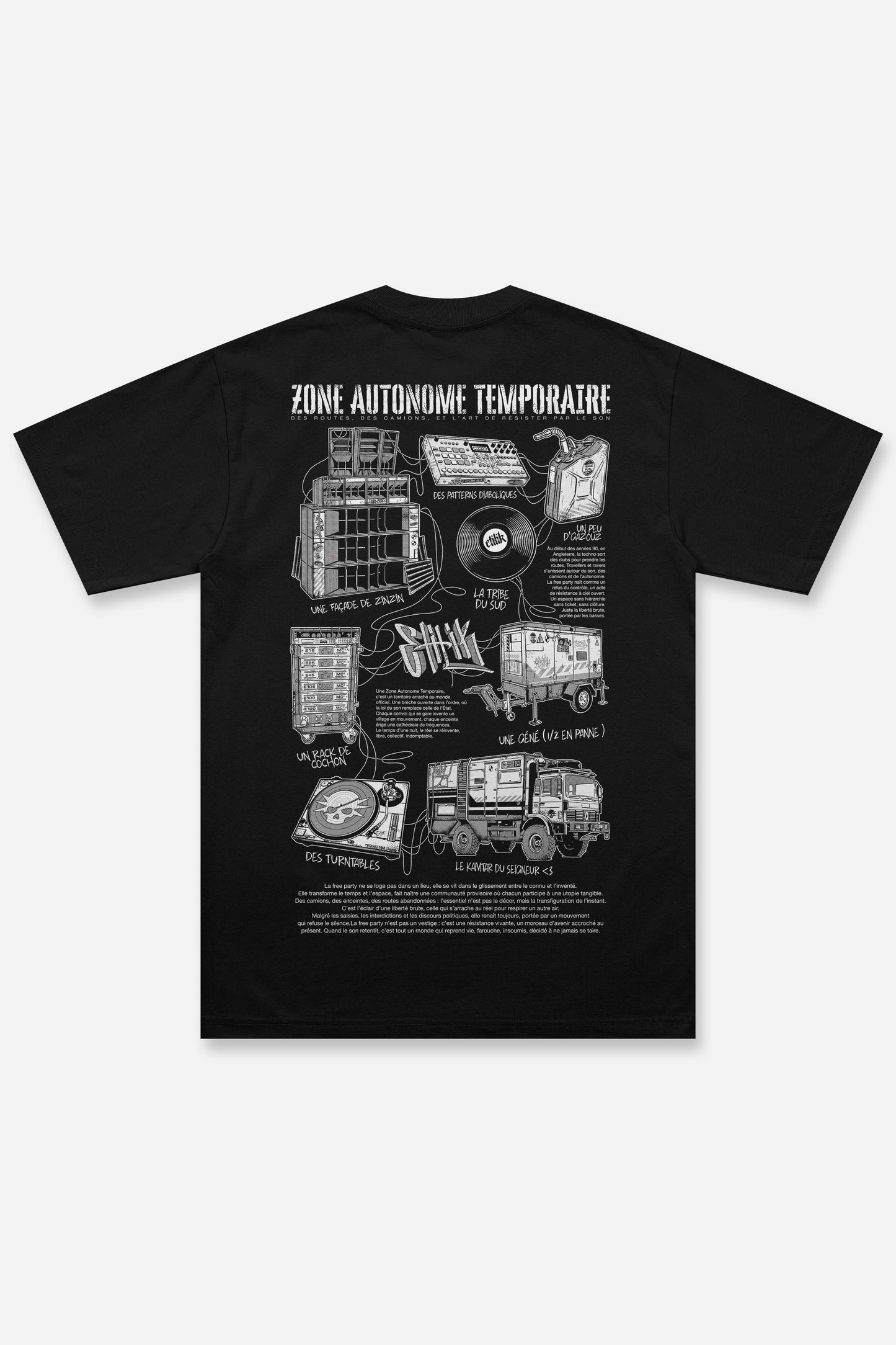 Zone Autonome Temporaire - T-shirt - Etilik Wear