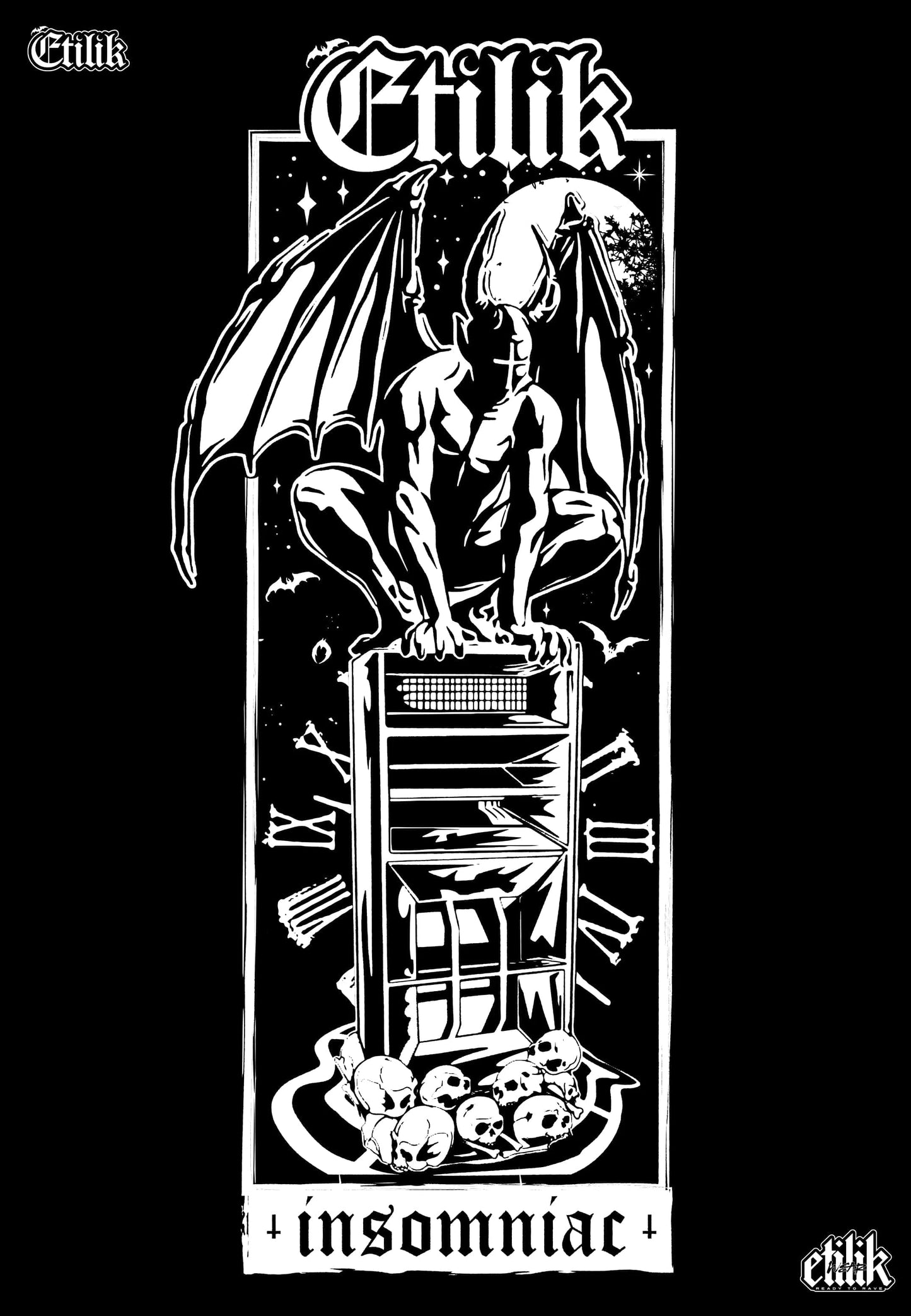 Insomniac - Débardeur Black - Etilik Wear