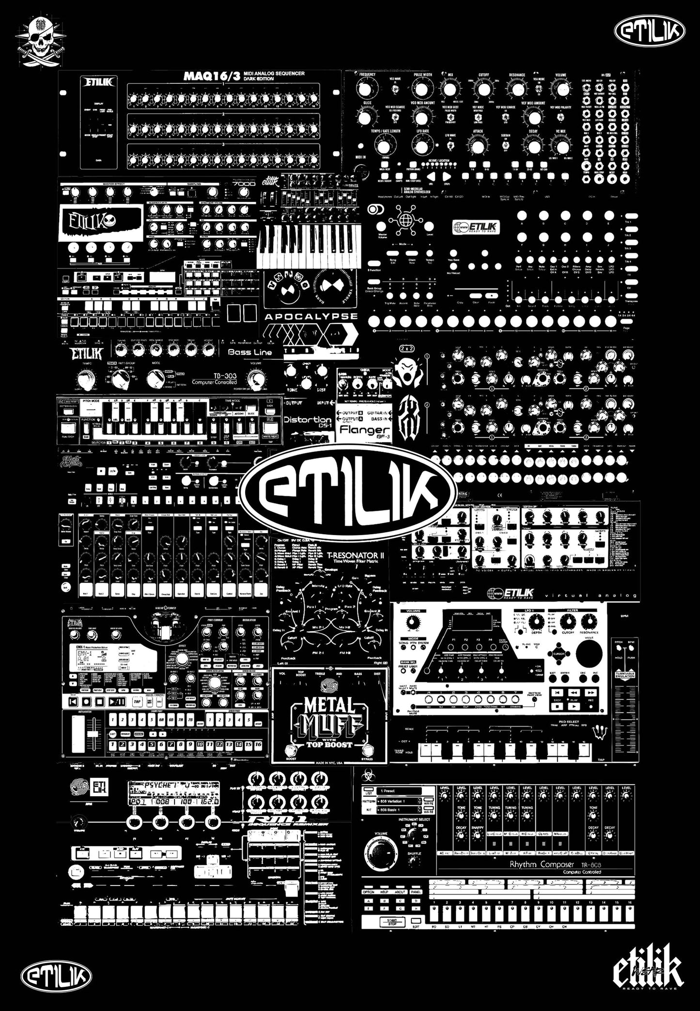 Live Machine - Débardeur Black - Etilik Wear