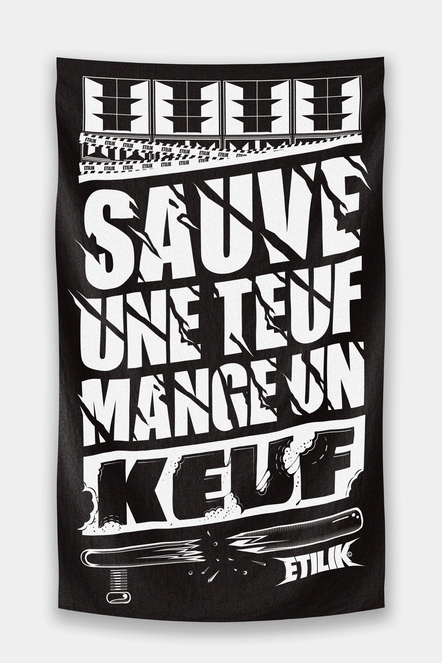Mange un Keuf - Tenture