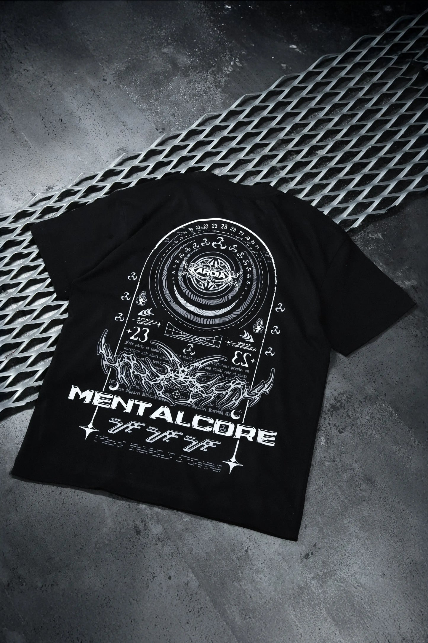 Mentalcore Grey Edition - T-shirt KDK - Etilik Wear