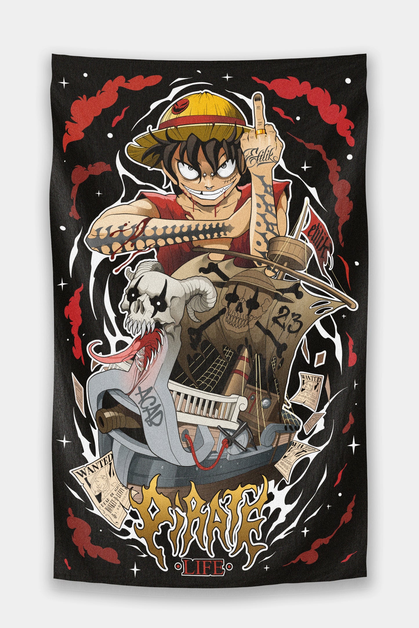 Tenture Pirate Life