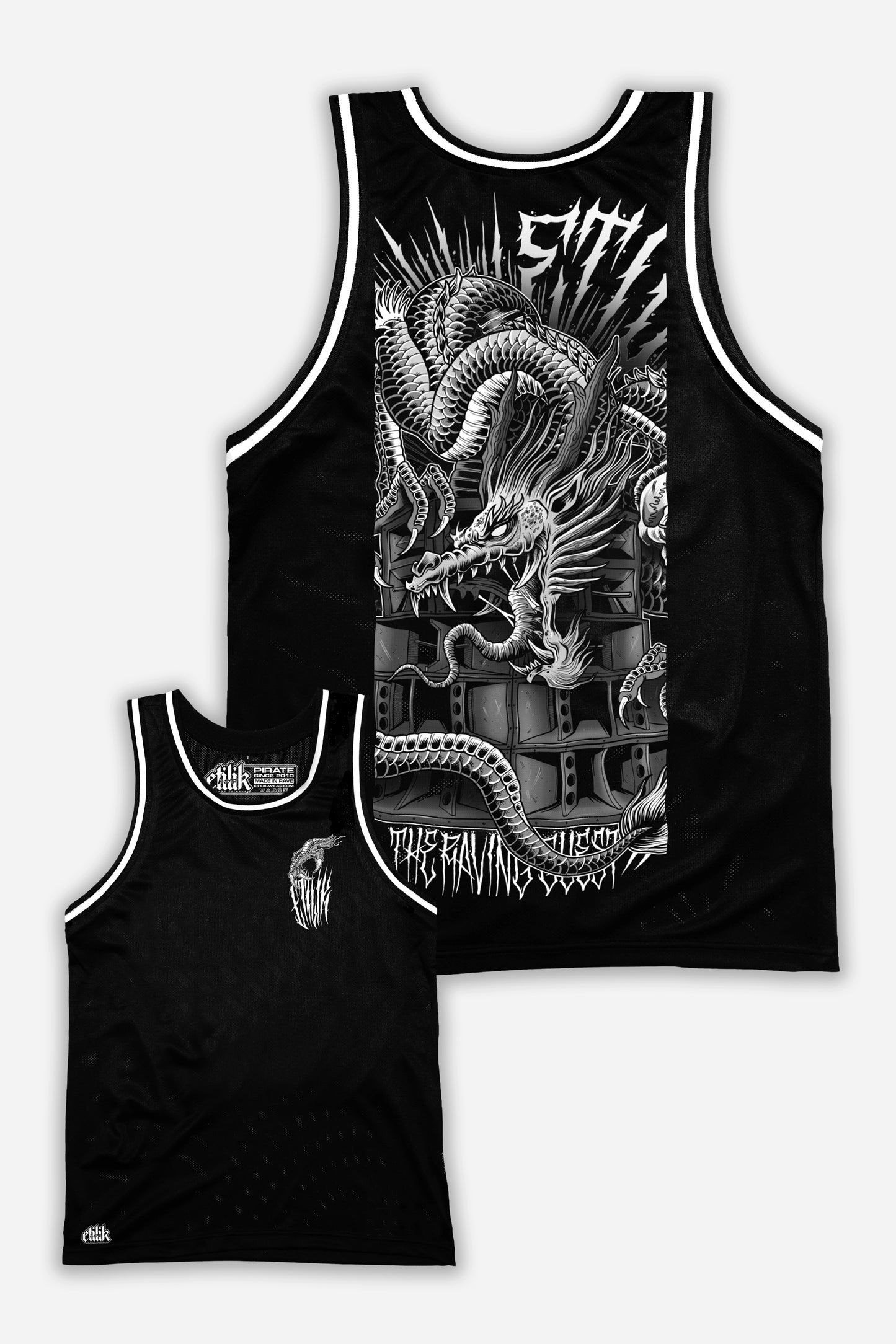The Raving Quest - Débardeur Black - Etilik Wear