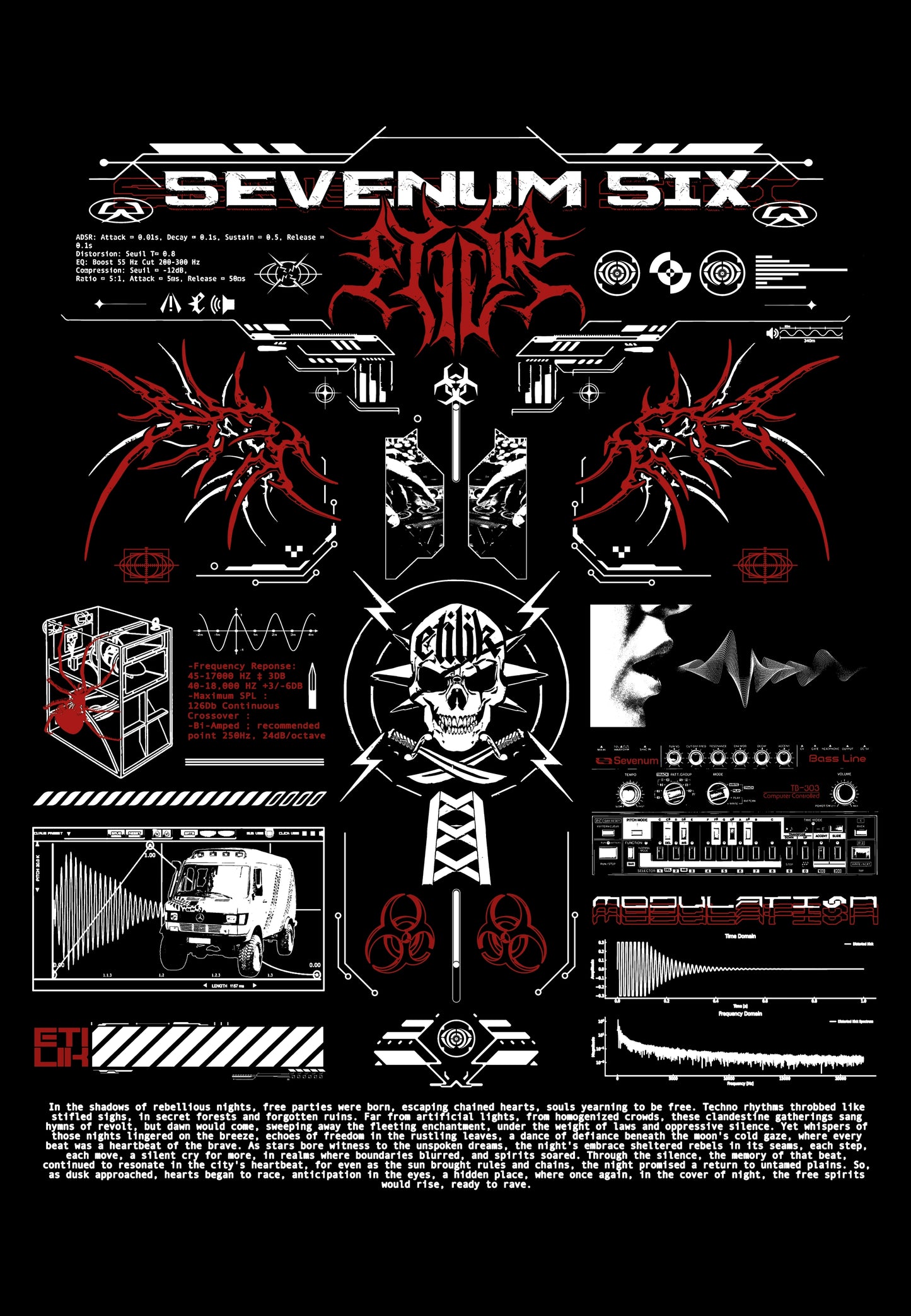 Sevenum Six x Etilik - T-shirt - Etilik Wear