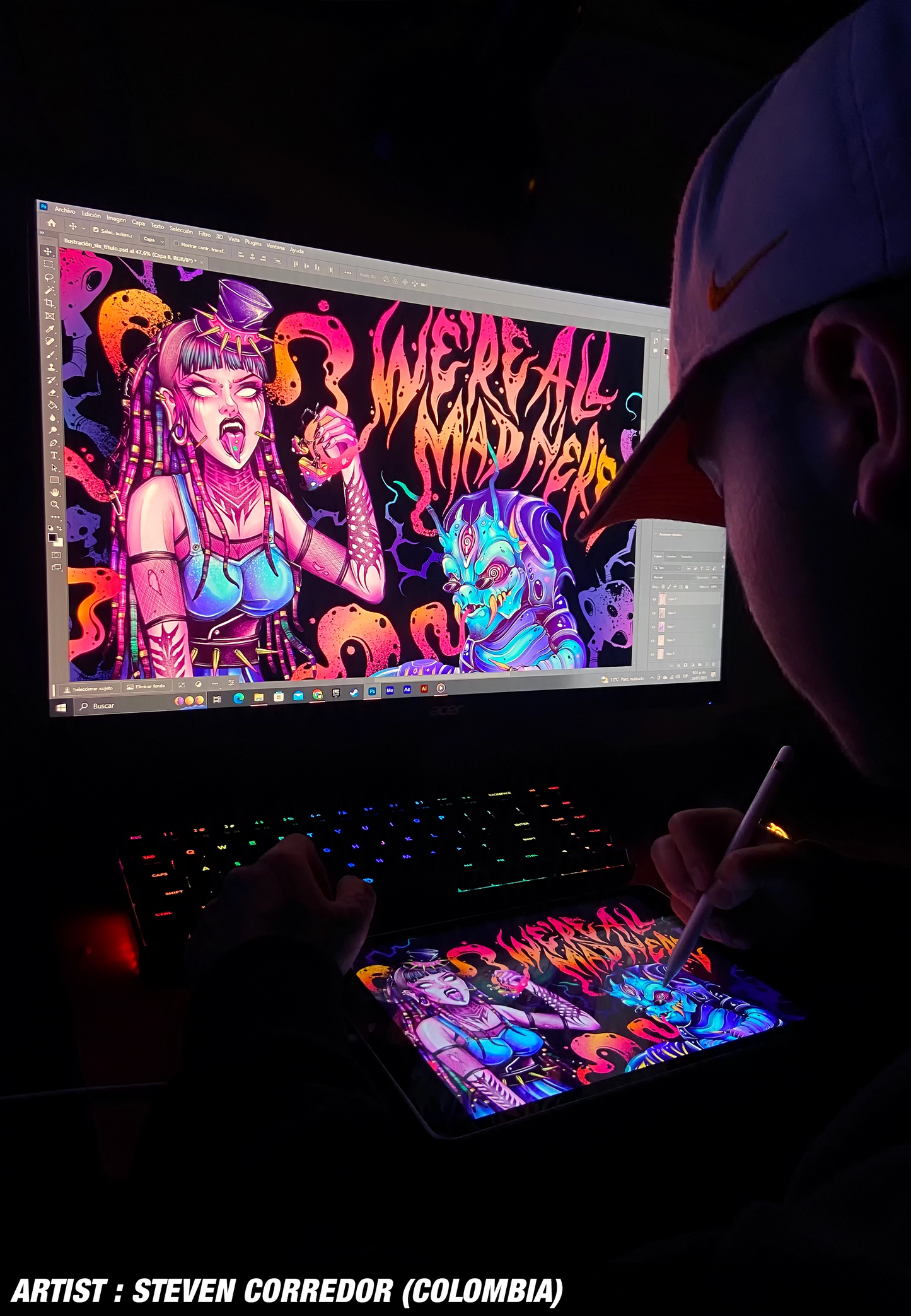 We're all mad - Veste - Etilik Wear