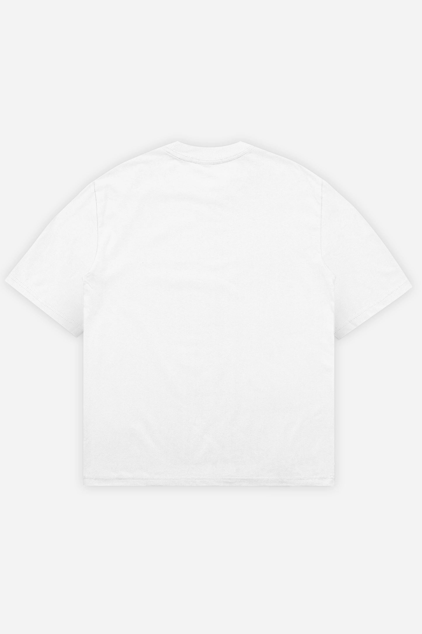 Custom Tee Oversize blanc, verso