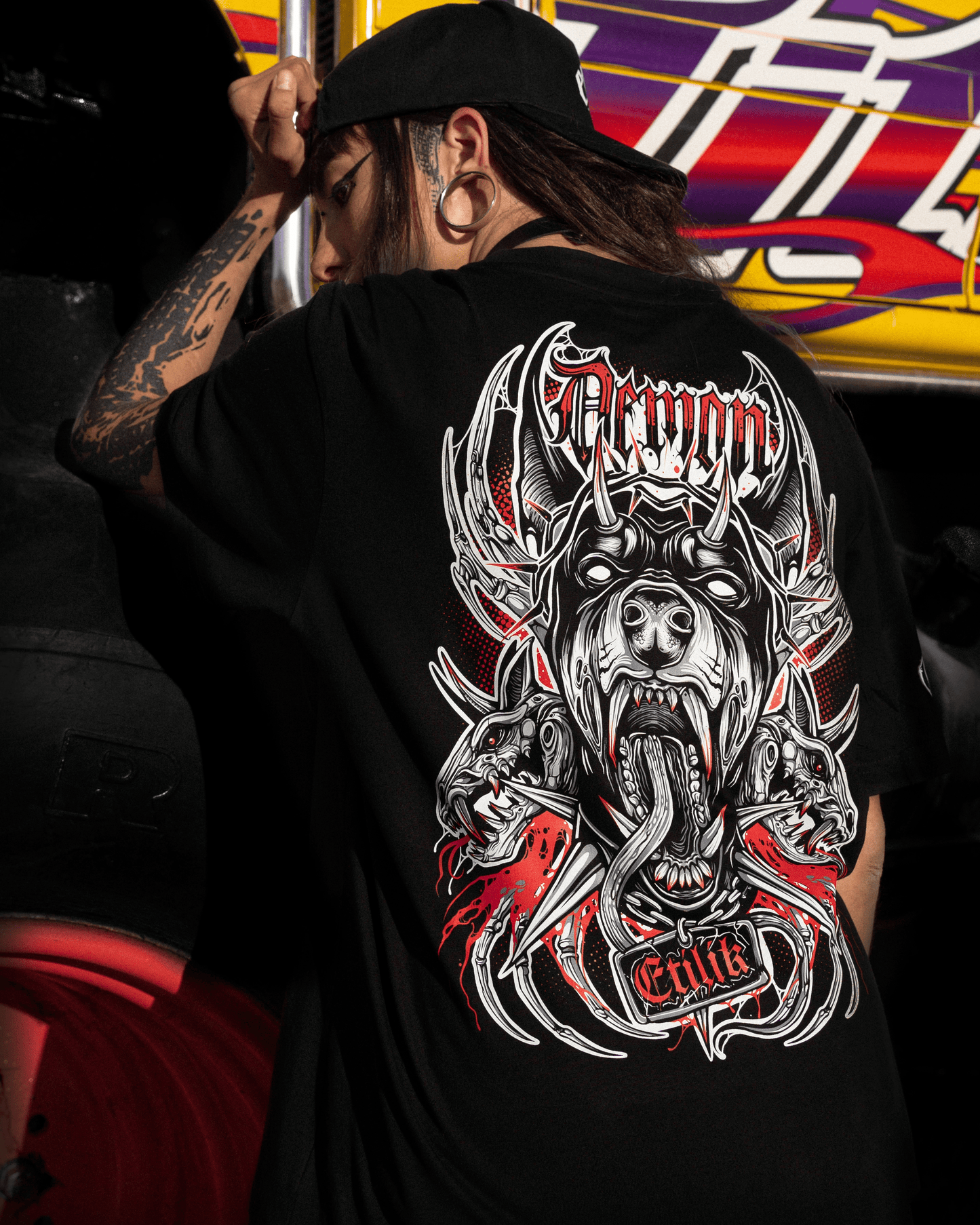 Demon - T-shirt - Etilik Wear