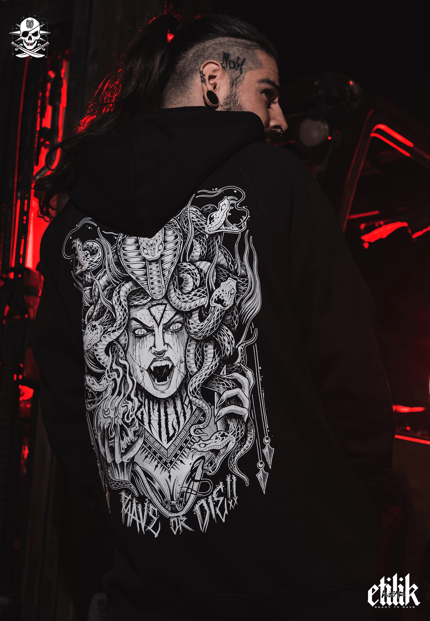 Rave Or Die - Hoodie - Etilik Wear