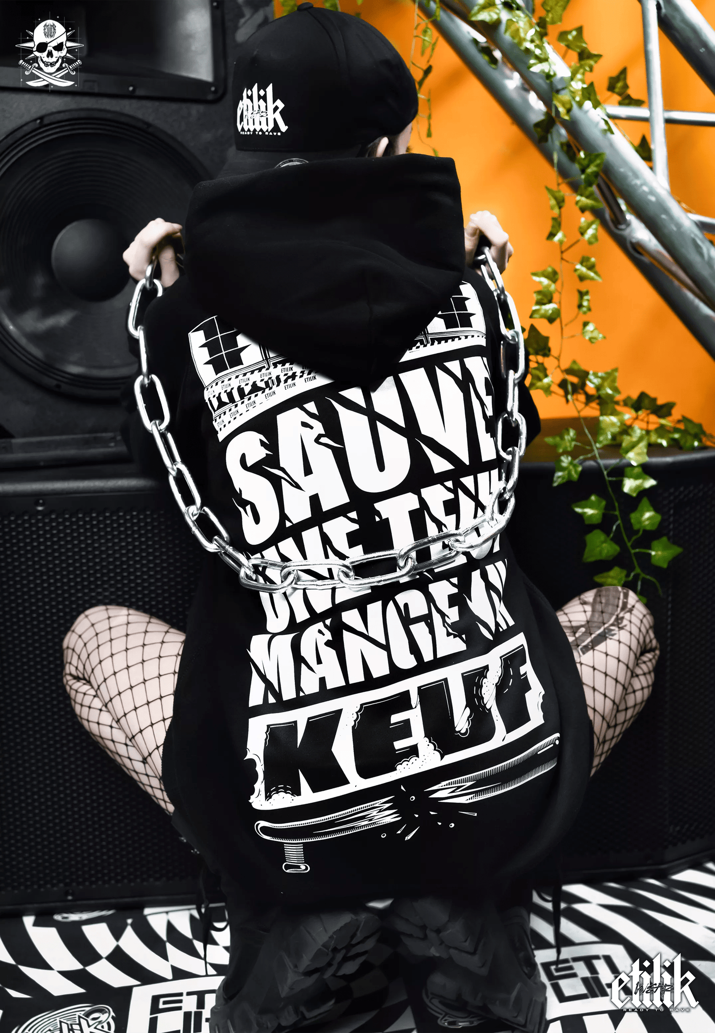 Sauve une teuf mange un keuf - Hoodie - Etilik Wear