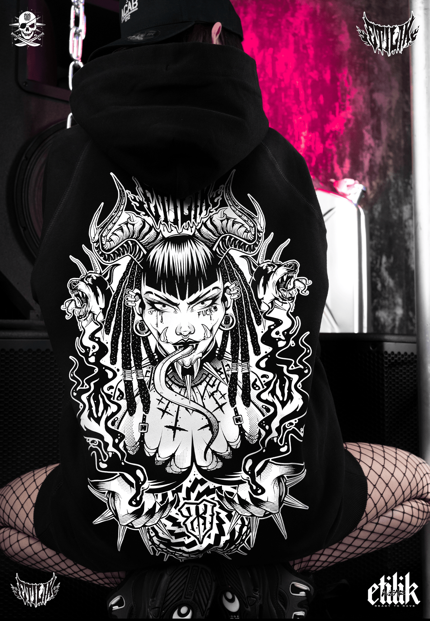 Rave in Bogota - Hoodie - Etilik Wear