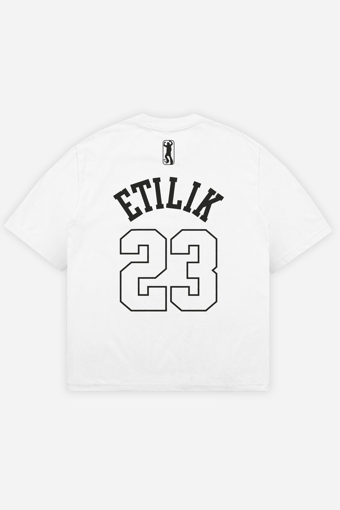 T-shirt 23 Tekno blanc oversize, dos : design tekno signé Scalpel, free party teuf rave, Etilik Wear
