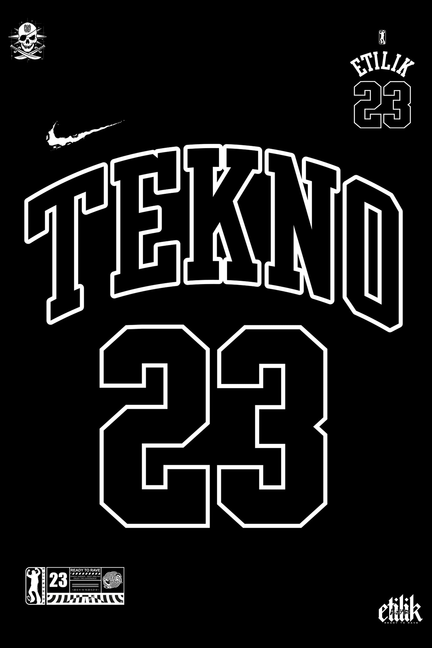 23 Tekno - Débardeur Black