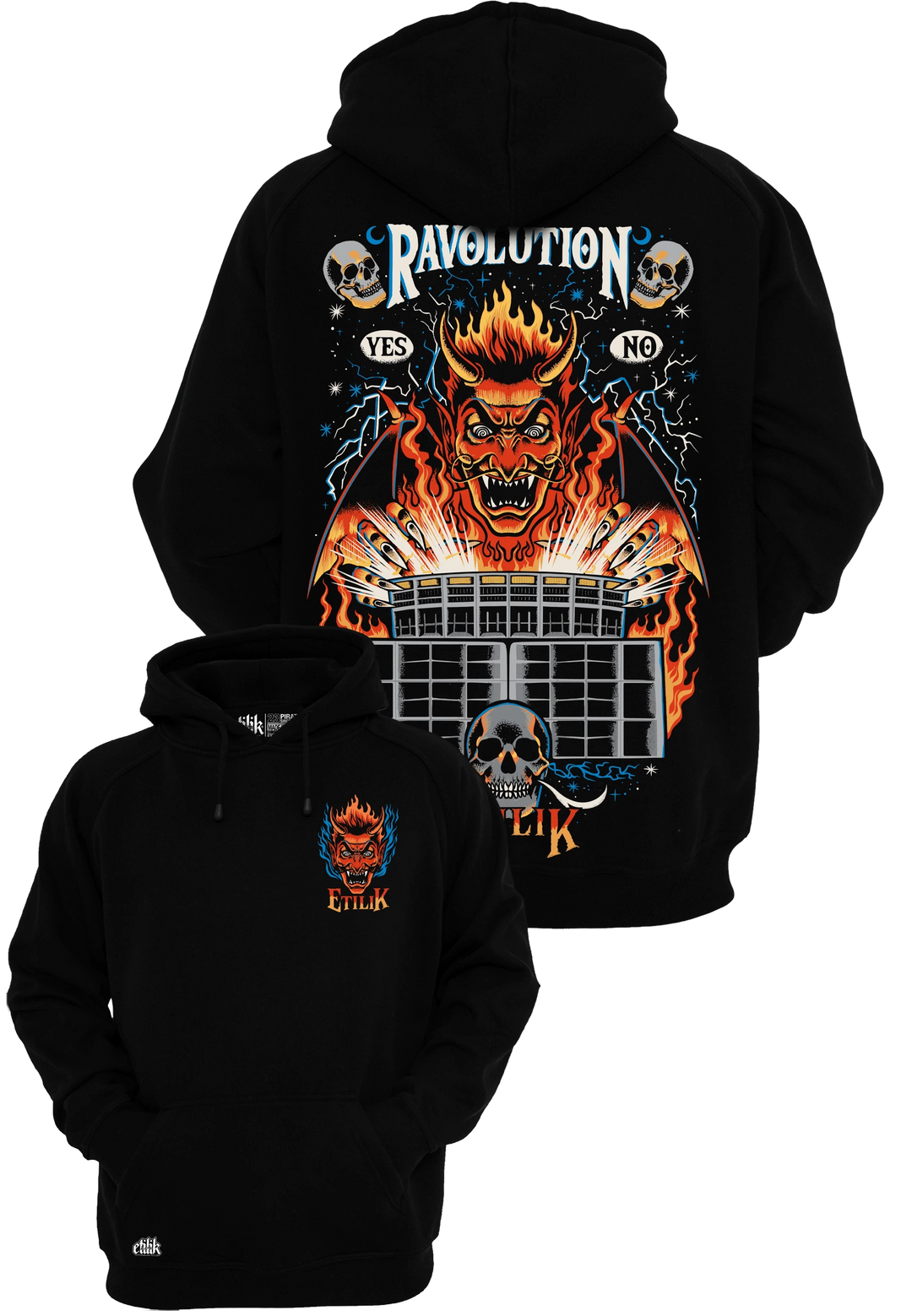 Ravolution - Hoodie - Etilik Wear 