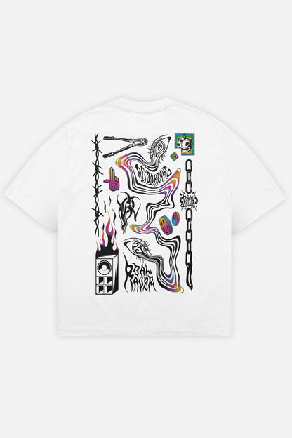 Acid Dreams White - T-shirt - Etilik Wear 