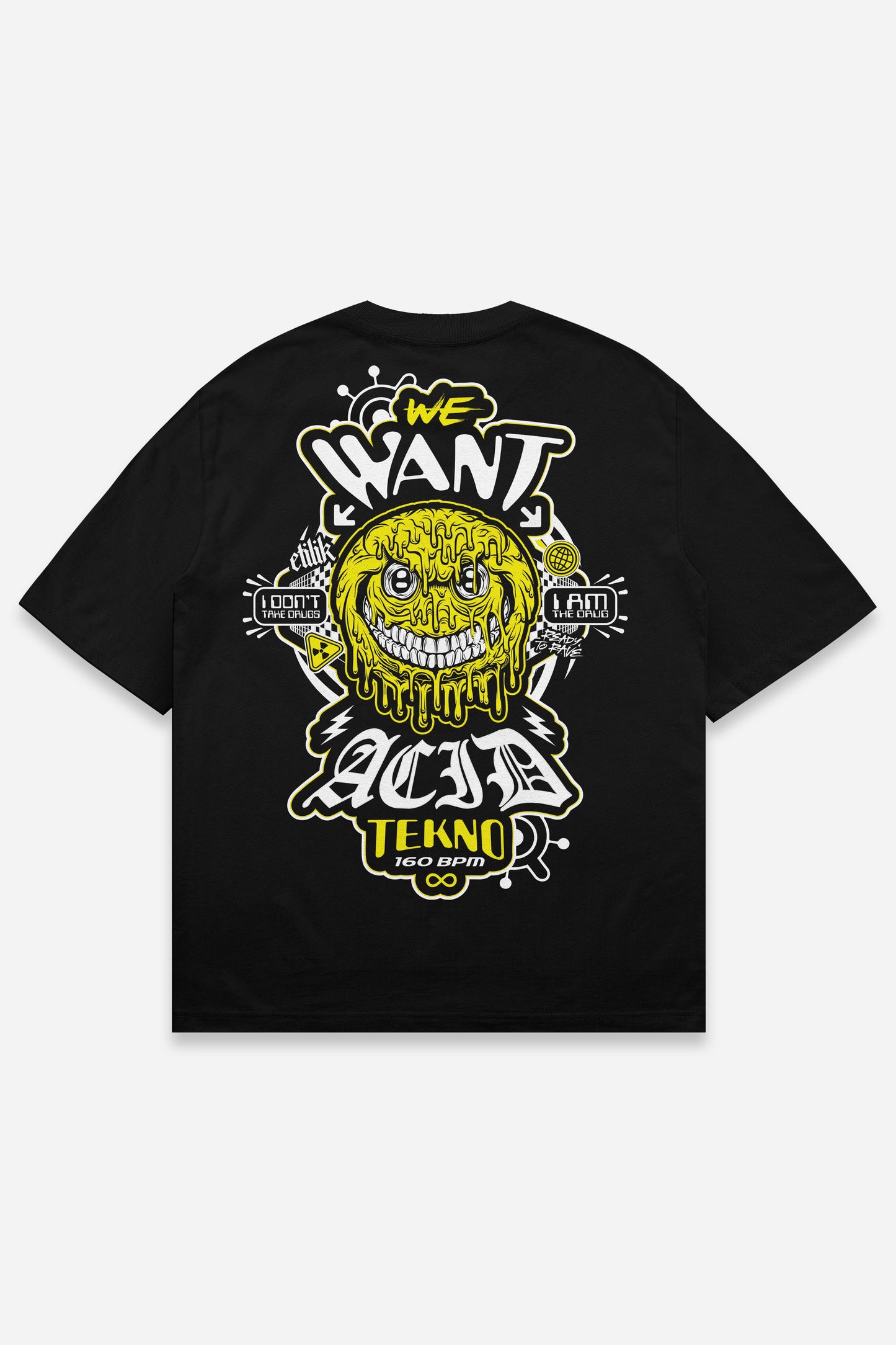 Acid Tekno V2 - T-shirt - Etilik Wear 