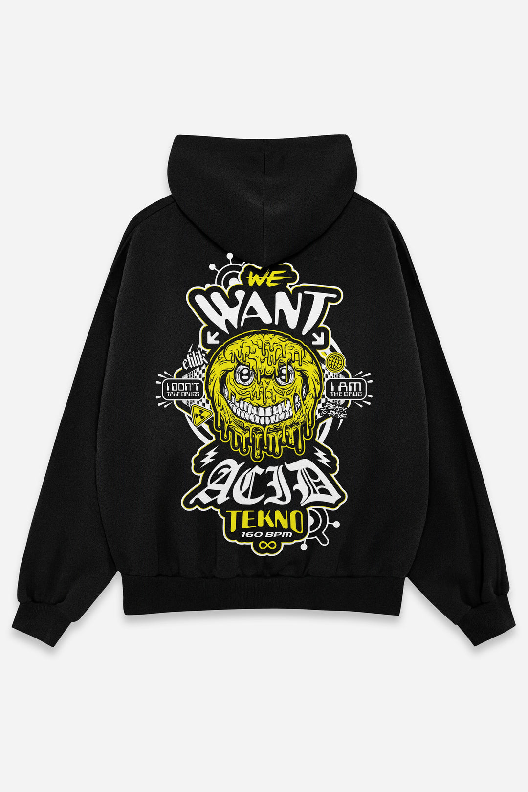 Acid Tekno v2 - Hoodie - Etilik Wear 