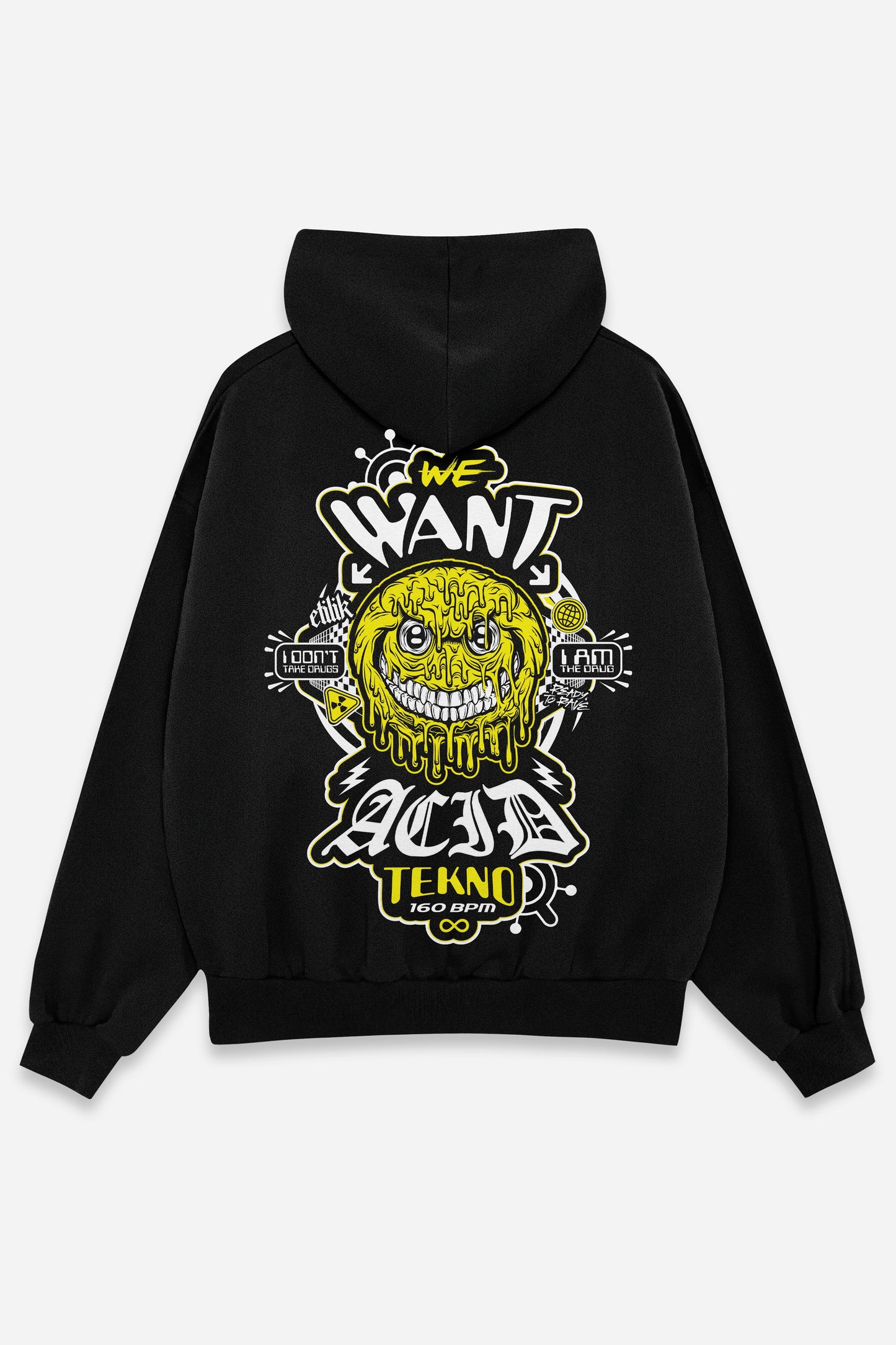 Acid Tekno v2 - Hoodie - Etilik Wear 