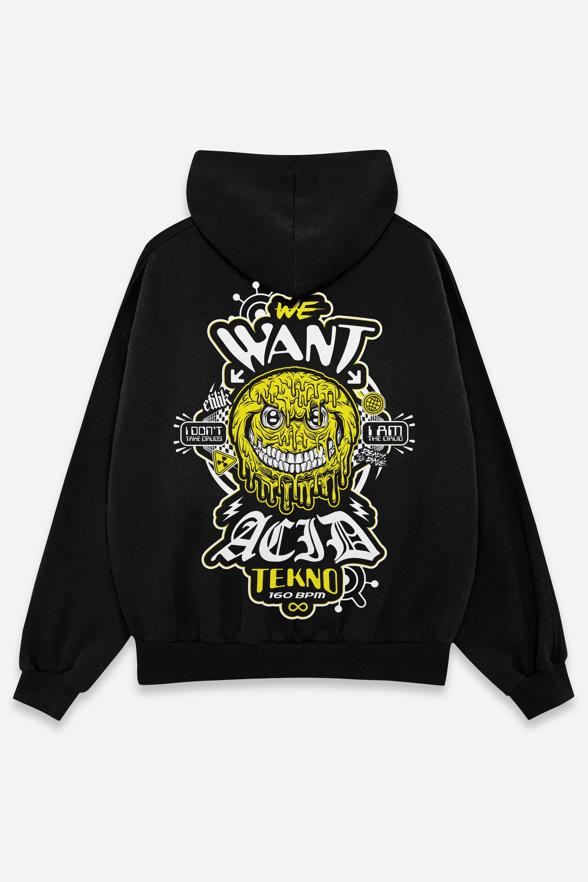 Acid Tekno v2 - Hoodie - Etilik Wear 