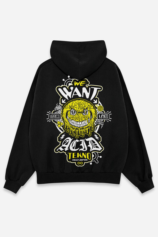 Acid Tekno v2 - Hoodie - Etilik Wear 
