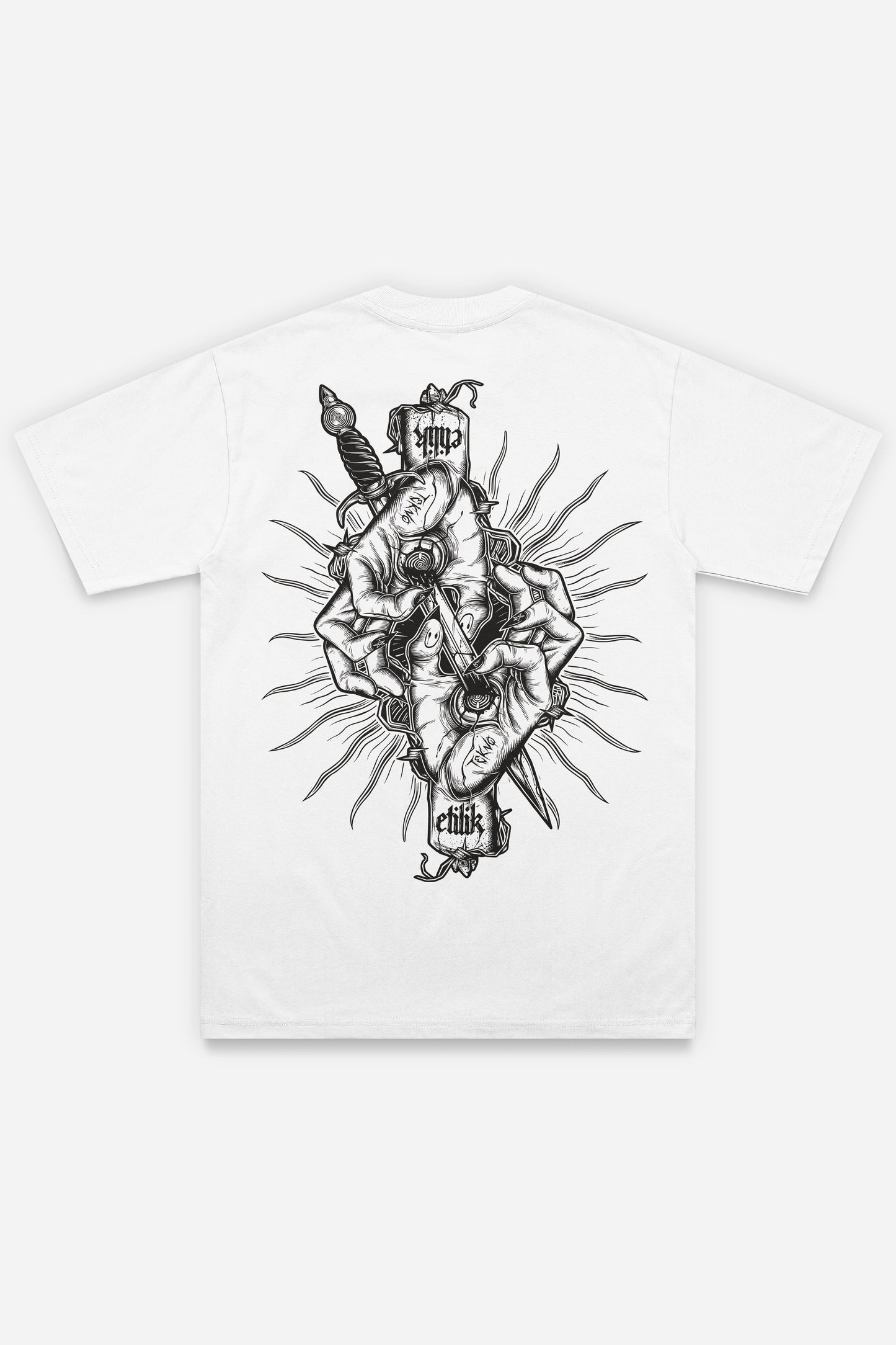 Blind $uffering White - T-shirt - Etilik Wear 