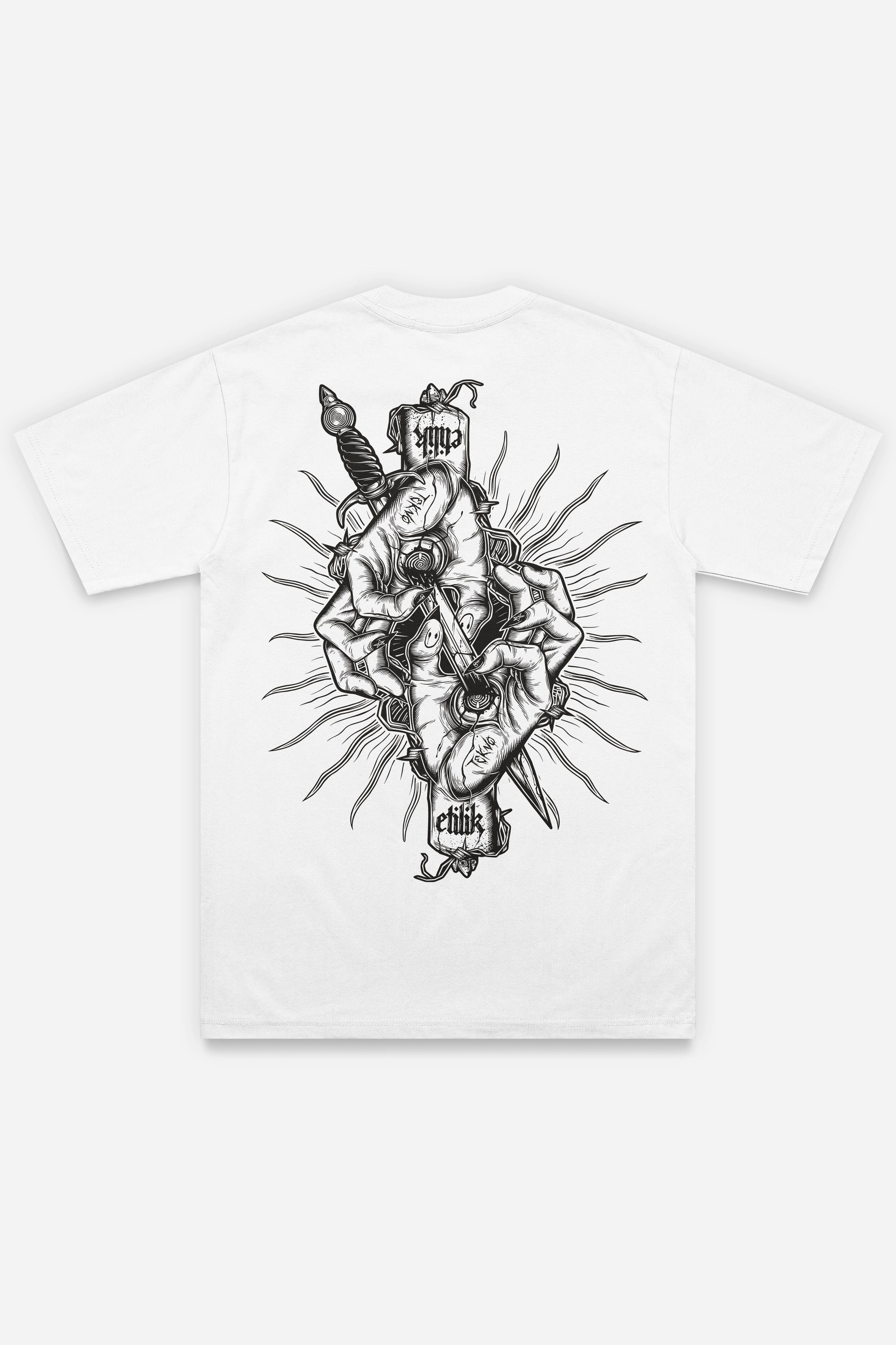 Blind $uffering White - T-shirt - Etilik Wear 