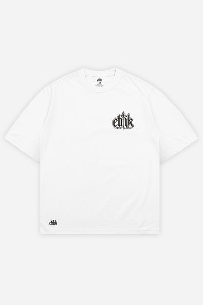Blind $uffering White - T-shirt - Etilik Wear 