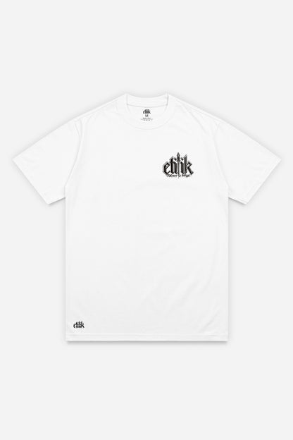 Blind $uffering White - T-shirt - Etilik Wear 