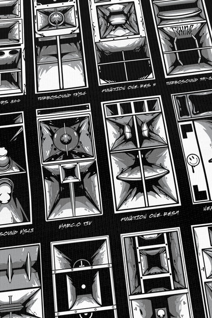 Choose Your Weapon noir, zoom sur l'impression du visuel, Etilik Wear
