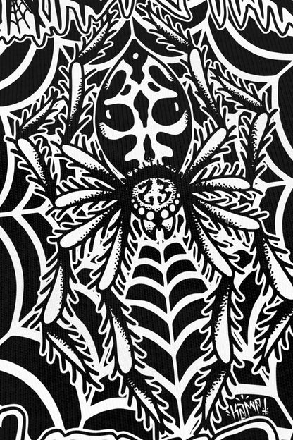 Enter The Spiral noir, zoom sur l'impression du visuel, Etilik Wear