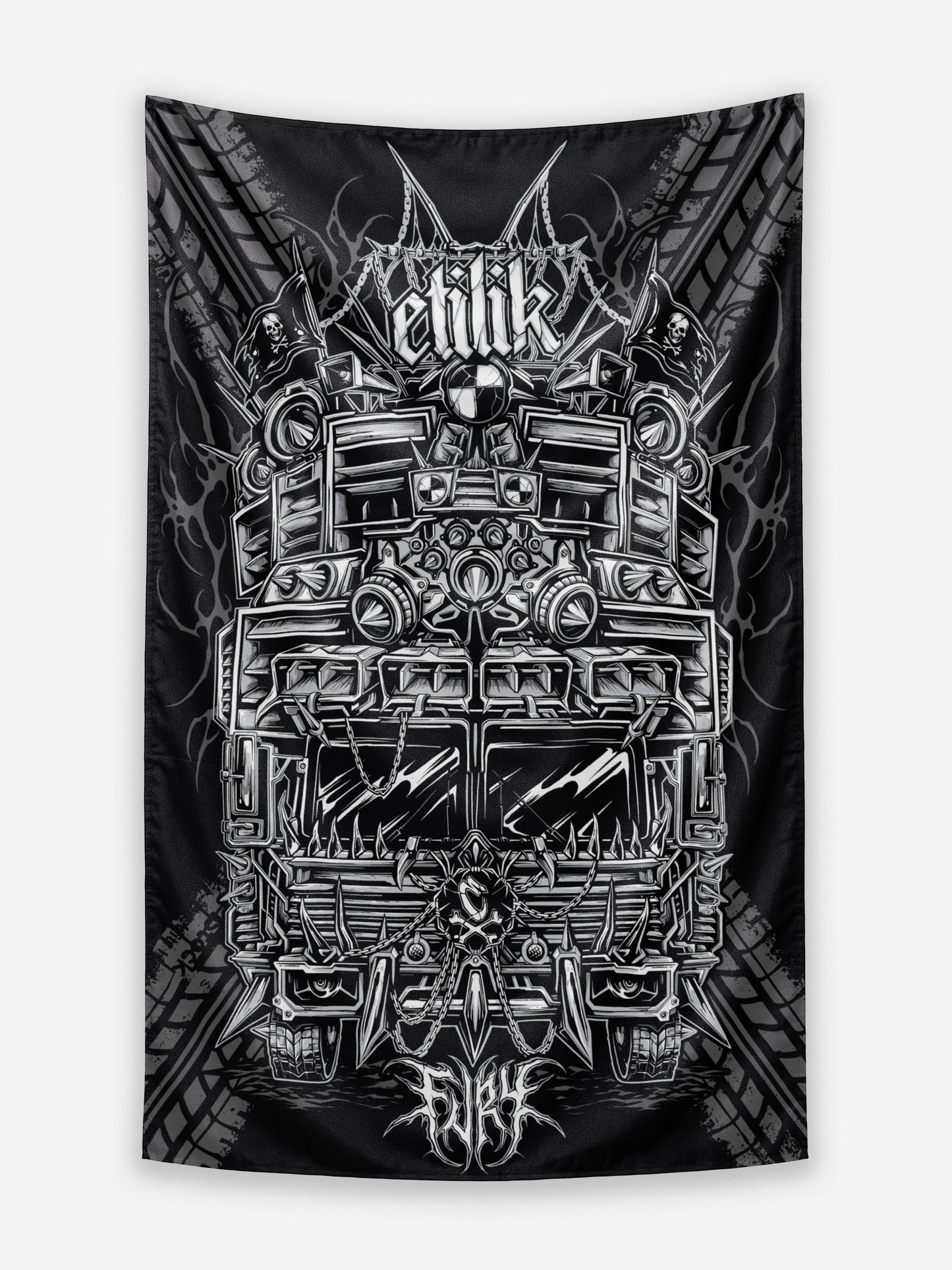 Fury - Wandteppich