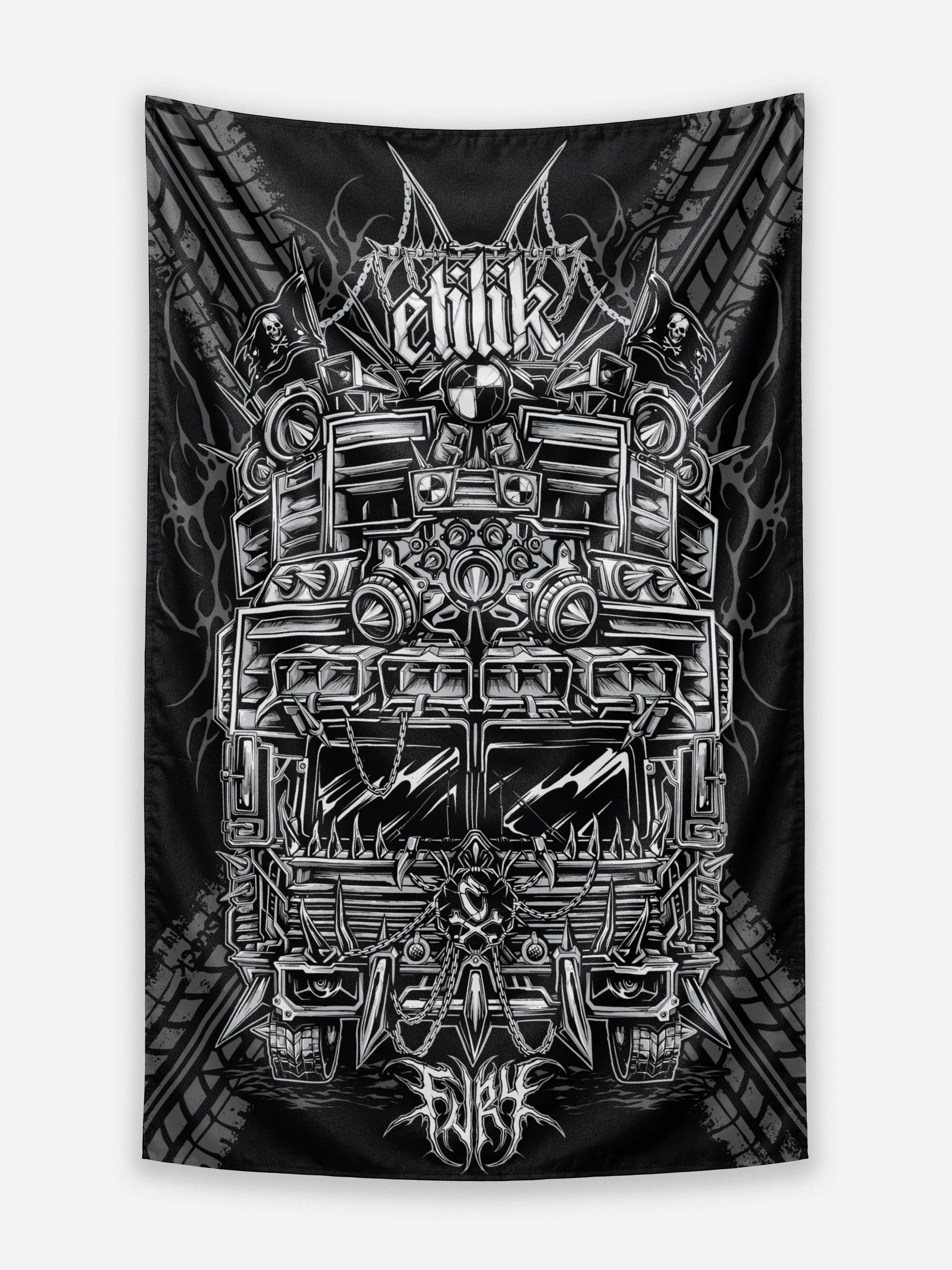 Fury - Wandteppich