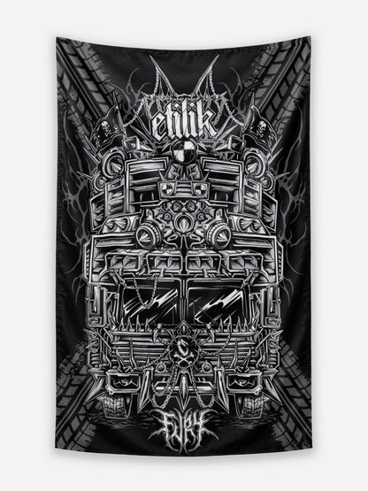 Fury - Wandteppich