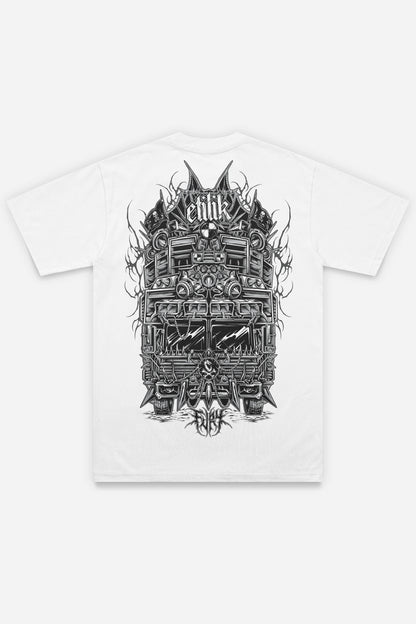 Fury t-shirt blanc dos