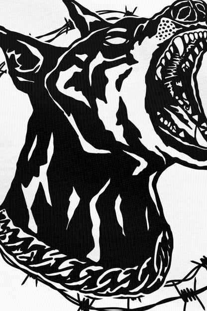 Gabber zoom print tee blanc