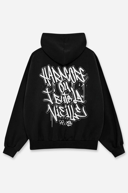Hardcore ou j'bute la vieille - Hoodie - Etilik Wear 
